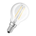 Osram Classic LED E14 Ball Filament Clear 1.5W 136lm - 827 Extra Warm White | Replaces 15W