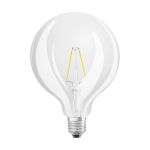 Ledvance  Classic LED E27 Globe Filament Clear 2.5W 250lm - 827 Extra Warm White | Replaces 25W