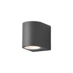 D'Lite LED Wall Light Vossem Aluminium Black | Suitable For 1x GU10