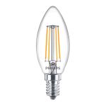 Philips Corepro LED Candle E14 Filament Clear 4.3W 470lm - 840 Cool White | Replaces 40W