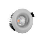 Noxion LED Spot Gimax Aluminium 6W 400lm 36D - 927 Extra Warm White | Cutout 74mm - IP44 - Best Colour Rendering - Dimmable