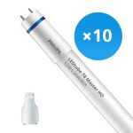 Multipack 10x Philips LED Tube T8 MASTER (EM/Mains) High Output 12W 1575lm - 865 Daylight | 90cm - Replaces 30W