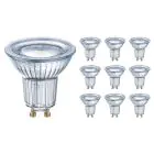 Multipack 10x Ledvance Performance LED Spot Reflector GU10 PAR16 6.9W 620lm 120D - 840 Cool White | Replaces 49W