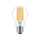 Philips MASTER LED Bulb Ultra Efficient E27 Pear Clear 5.2W 1095lm - 830 Warm White | Replaces 75W